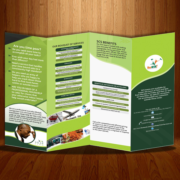 Buzz Trifold Flyer Design
